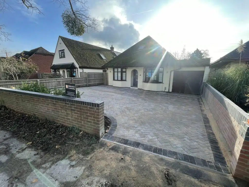 Driveway and landscaping work completed by RKG